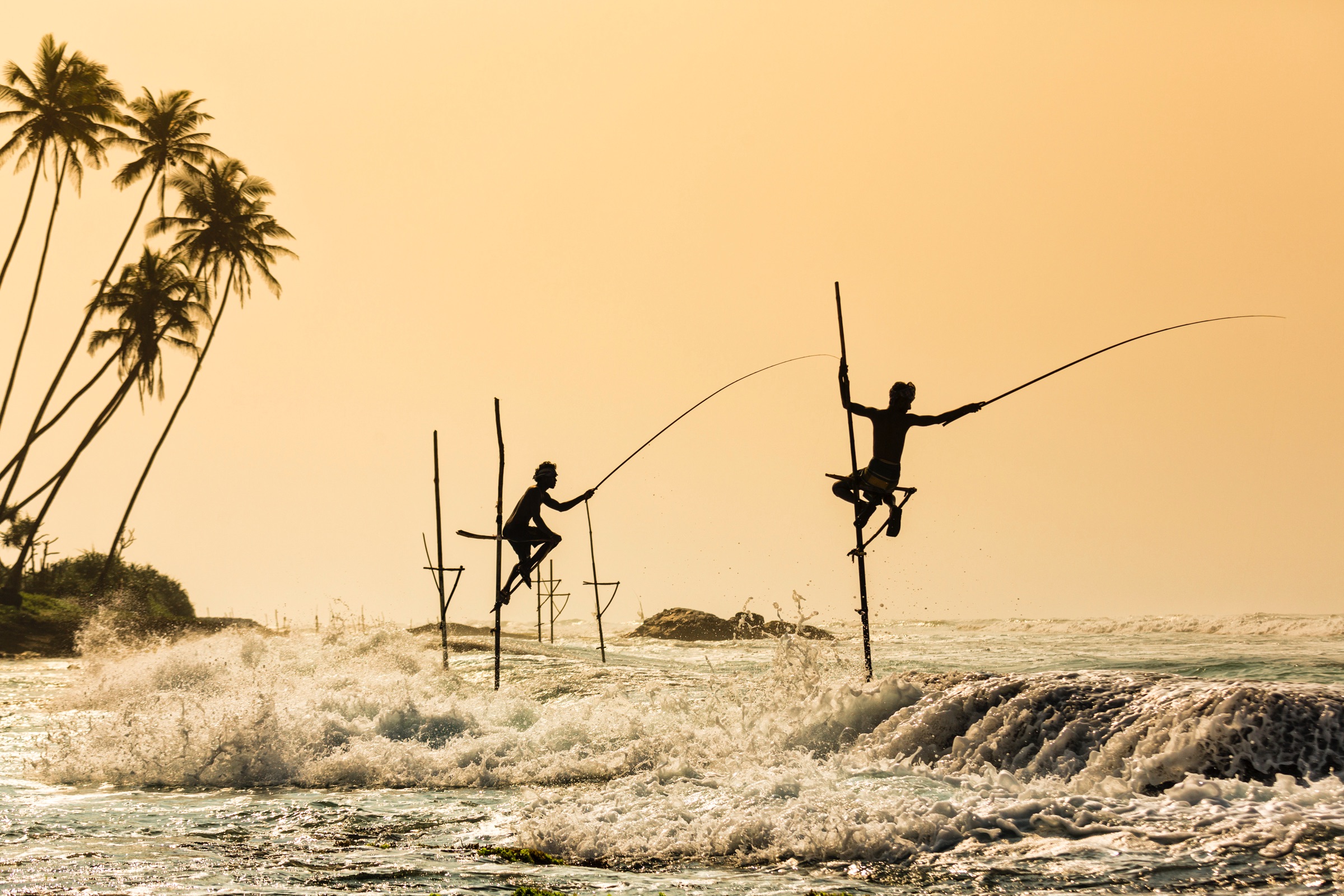 Stilt Fishermen near Galle